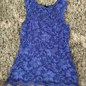 Fredricks of Hollywood sexy lace sleeveless top